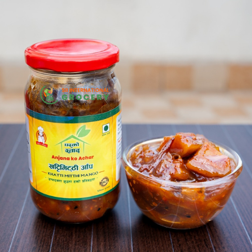 Anjana ko Achar Mango Khatti Mitthi Achar sweet and tangy Nepali mango pickle at SB International Grocery USA